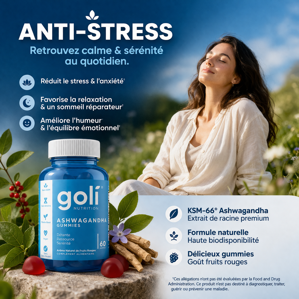 Goli Ashwagandha : Le n°1 Anti-Stress