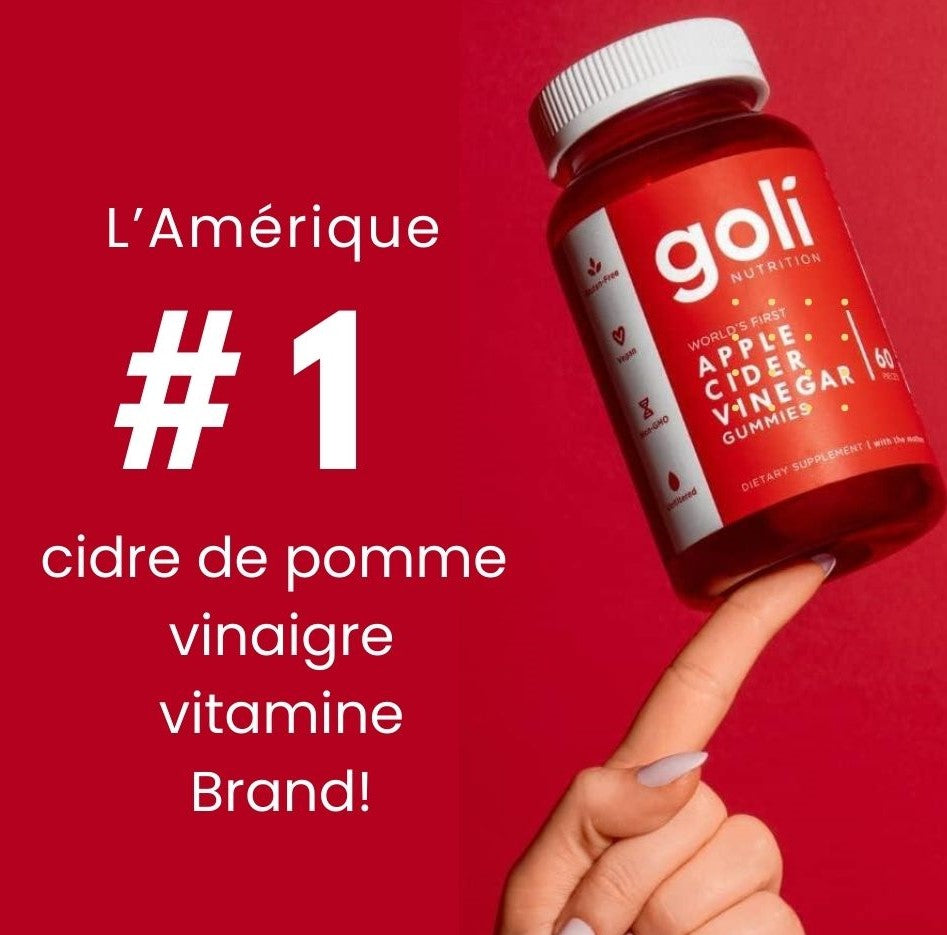 Goli Nutrition – Gummies Vinaigre de Cidre de Pomme
