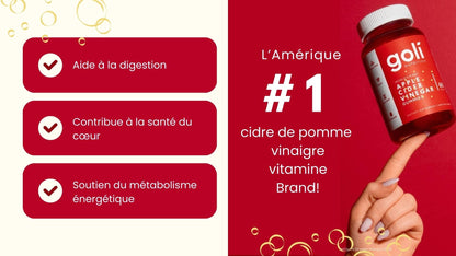 Goli Nutrition – Gummies Vinaigre de Cidre de Pomme