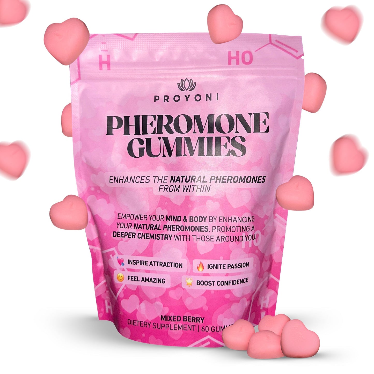 Gummies aux Phéromones – Favorise l’équilibre intime