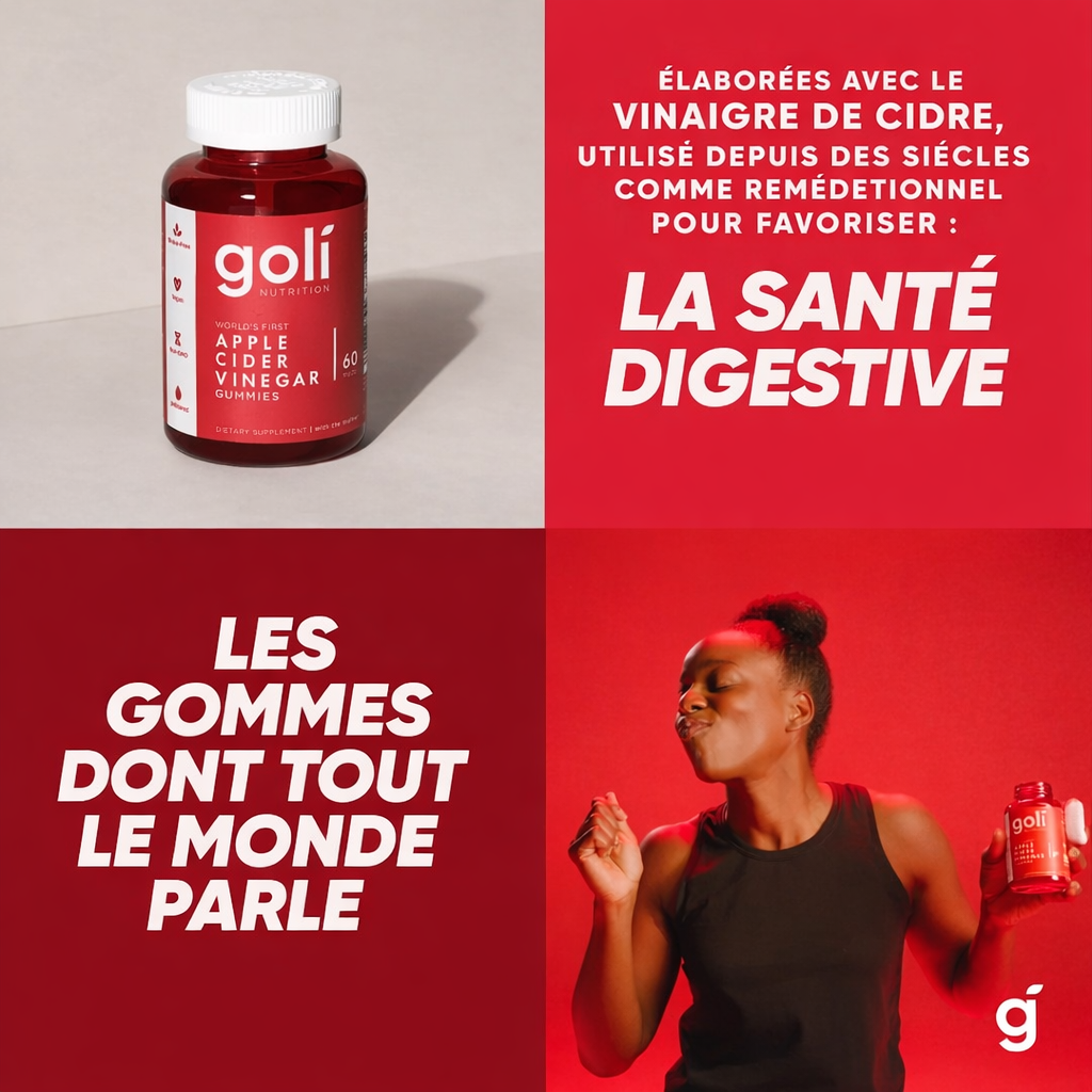 Goli Nutrition – Gummies Vinaigre de Cidre de Pomme