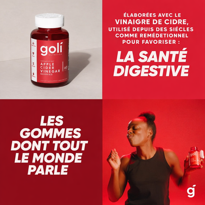Goli Nutrition – Gummies Vinaigre de Cidre de Pomme