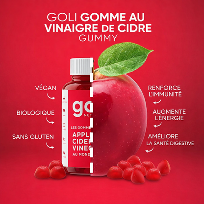Goli Nutrition – Gummies Vinaigre de Cidre de Pomme